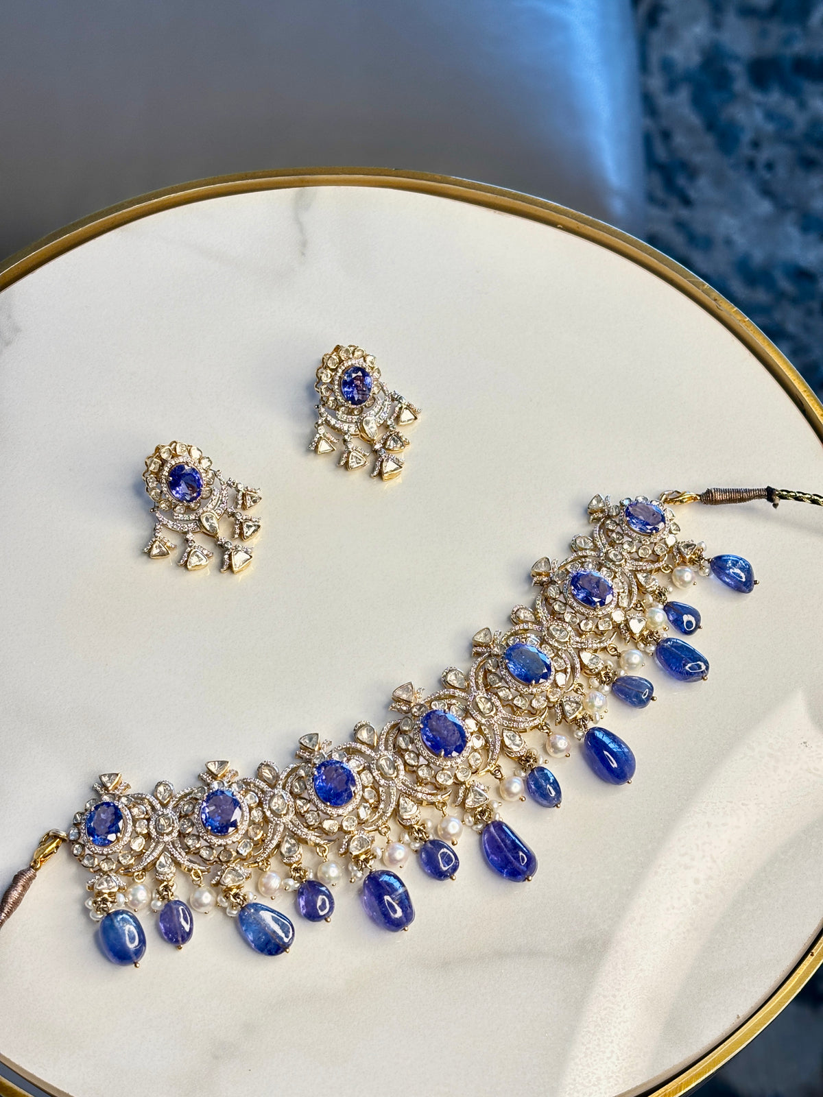 Blue Tanzanite Set